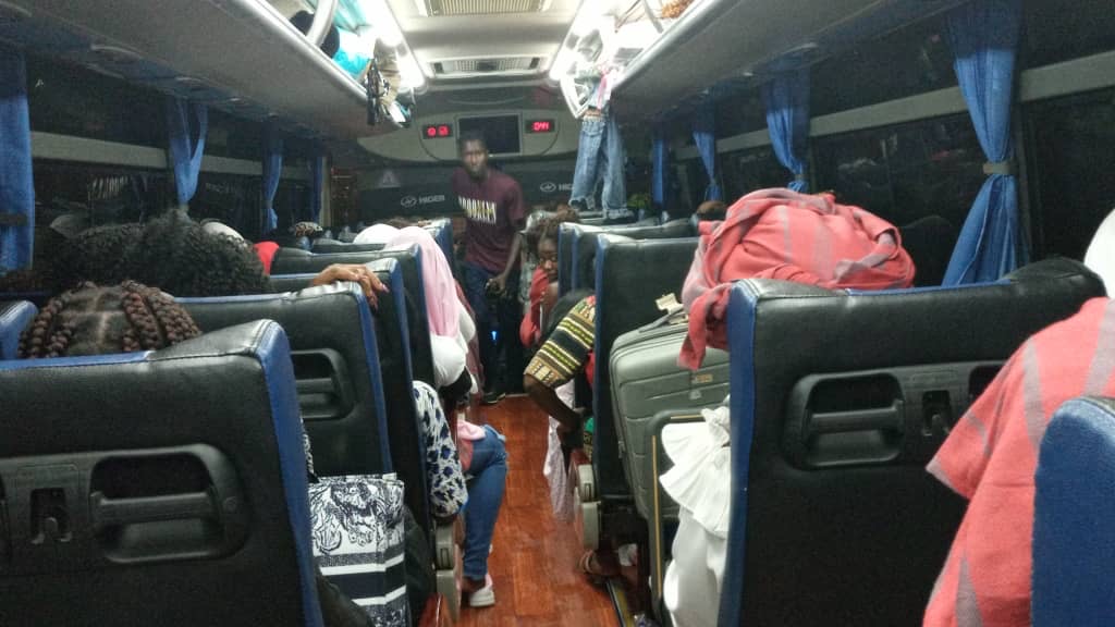 Two buses hired for transport from Dakar to Gambia