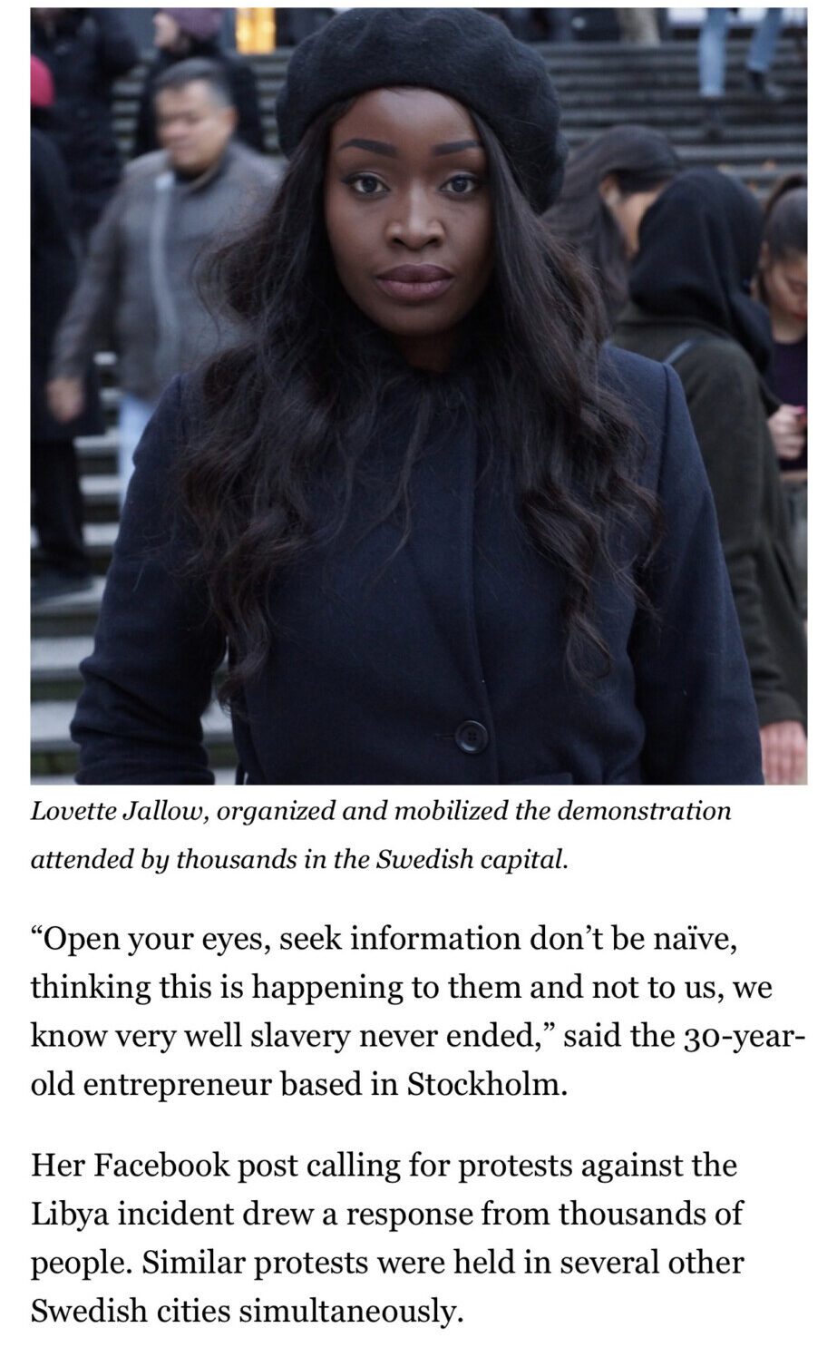 Documentation of protest organization.