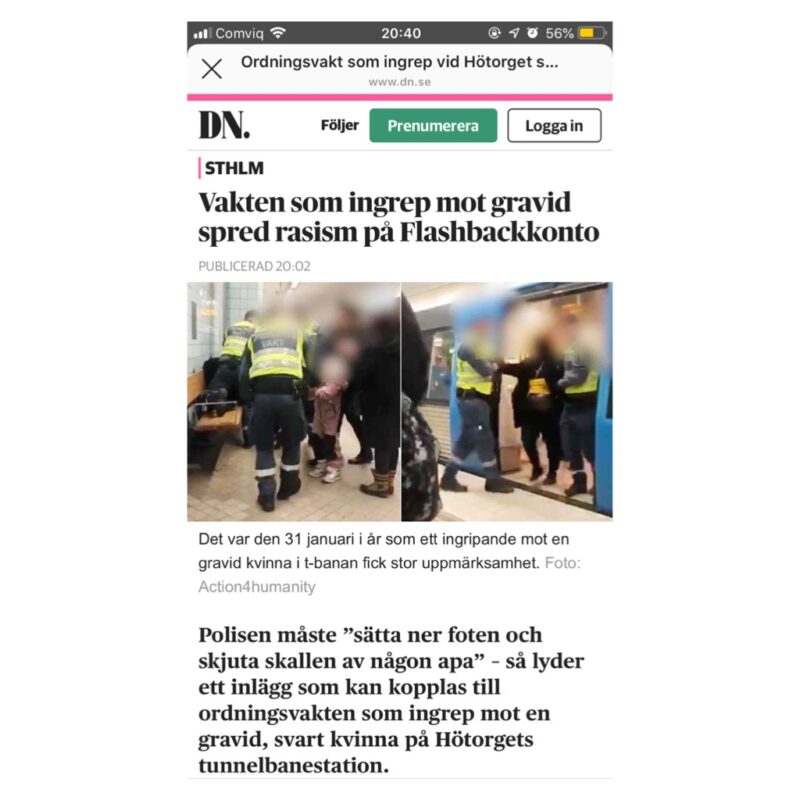 Guard sending racist threats online