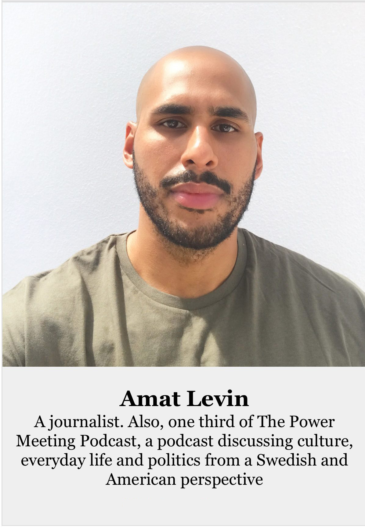 Amat Levin in image.