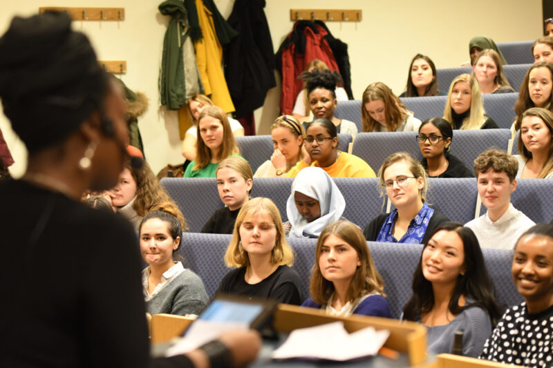 Lovette Lecturing at Uppsala university