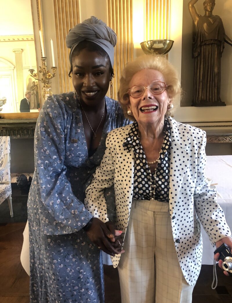 two women posing for a picture
