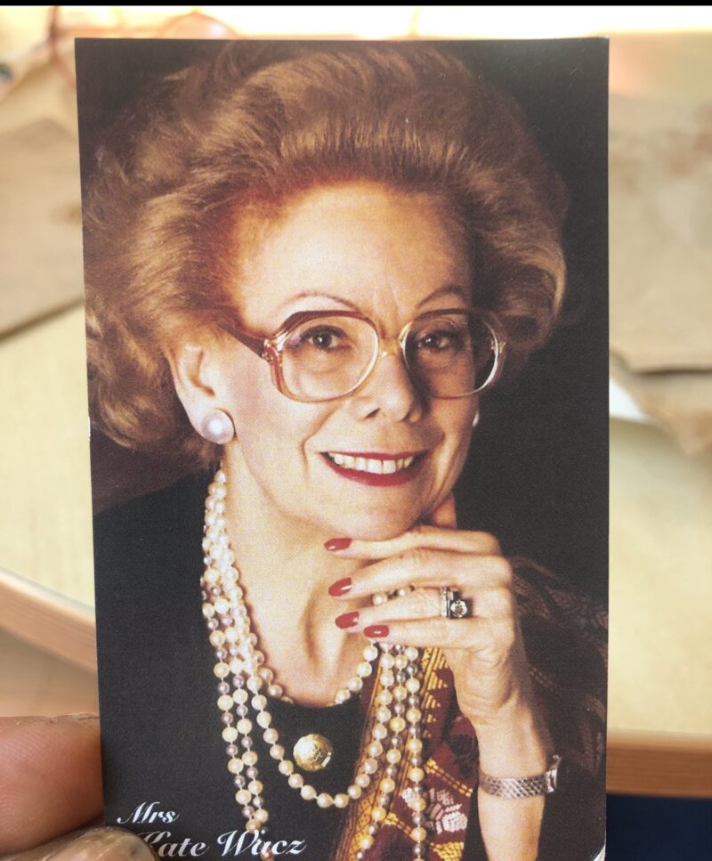 a person holding a card