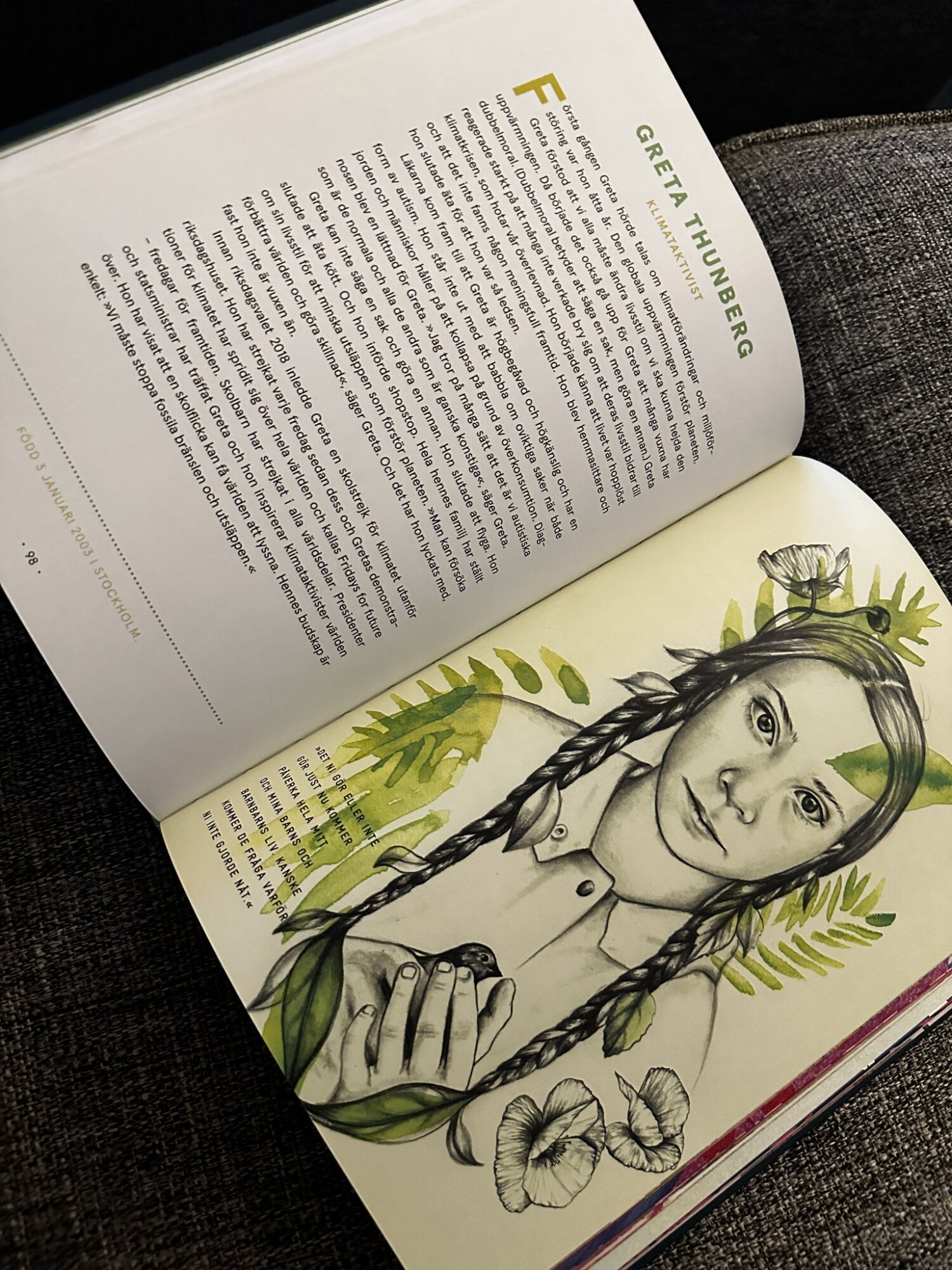 Greta Thunberg featured in ‘Goodnight Rebel Girls: Svenska Hjältinnor