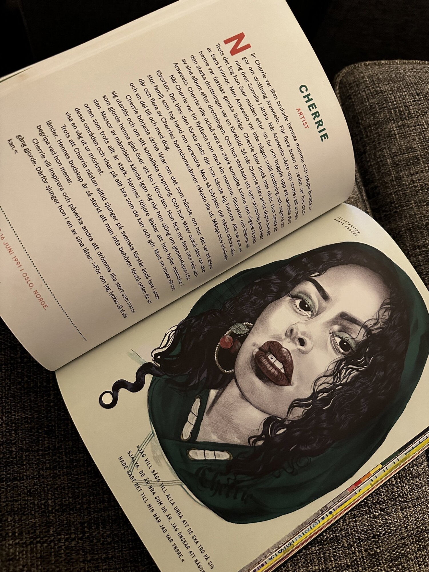 Cherrie featured in ‘Goodnight Rebel Girls: Svenska hjältinnor