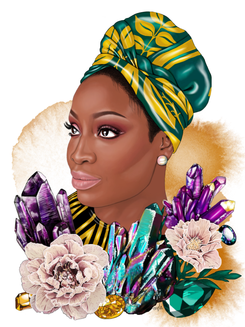 Lovette Jallow featured in ‘Svenska Hjältinor’ (Swedish Heroines) edition of ‘Goodnight Rebel Girls,’ showcasing her journey and contributions as an Afro-Swedish advocate for diversity and inclusion.